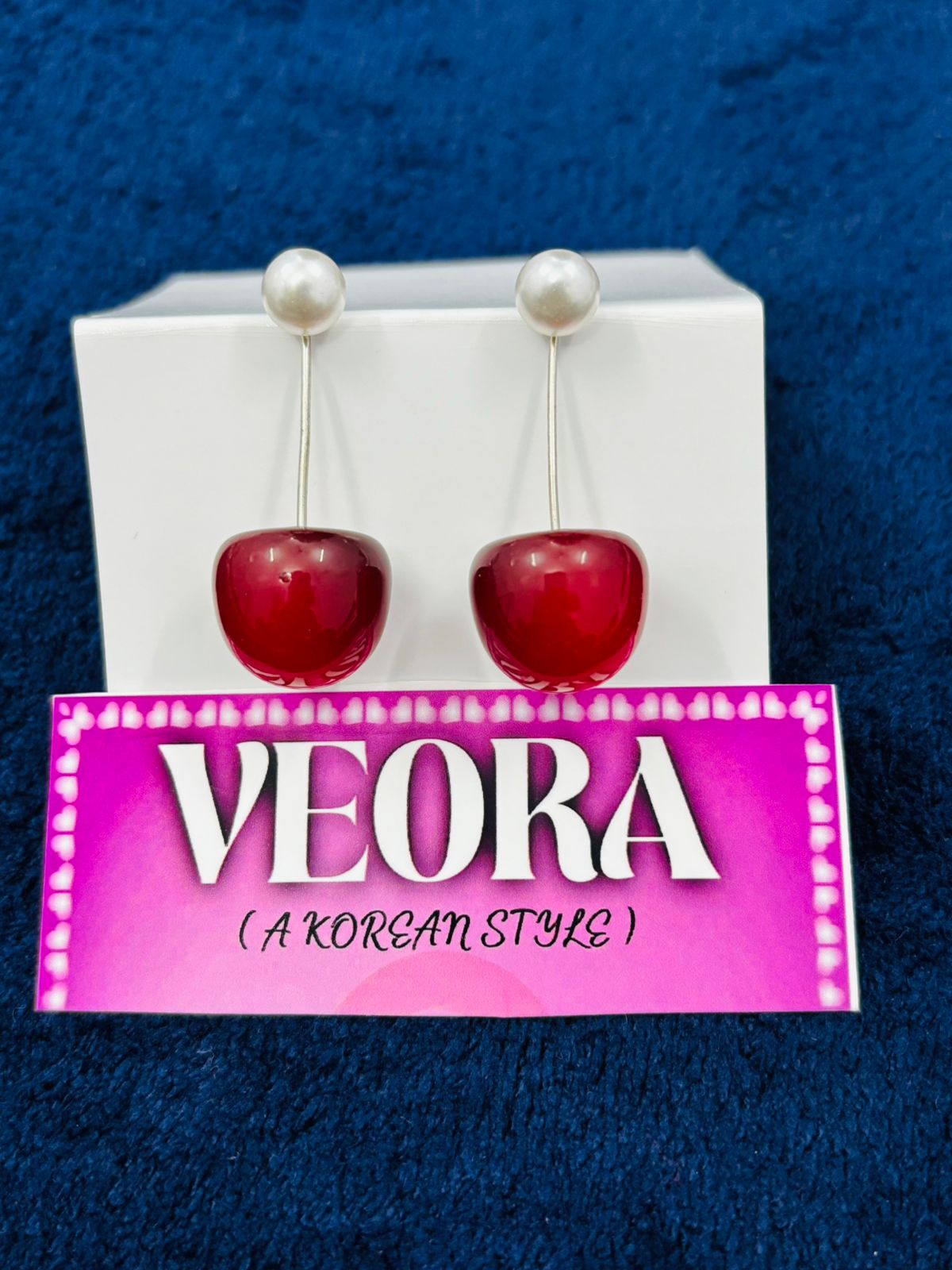 Luxery cherrySoft Earrings set Of 1