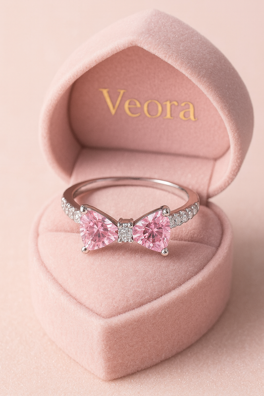 Pink 🩷 Ring For Your Girl 😍 gorgeous Korean Style Ring