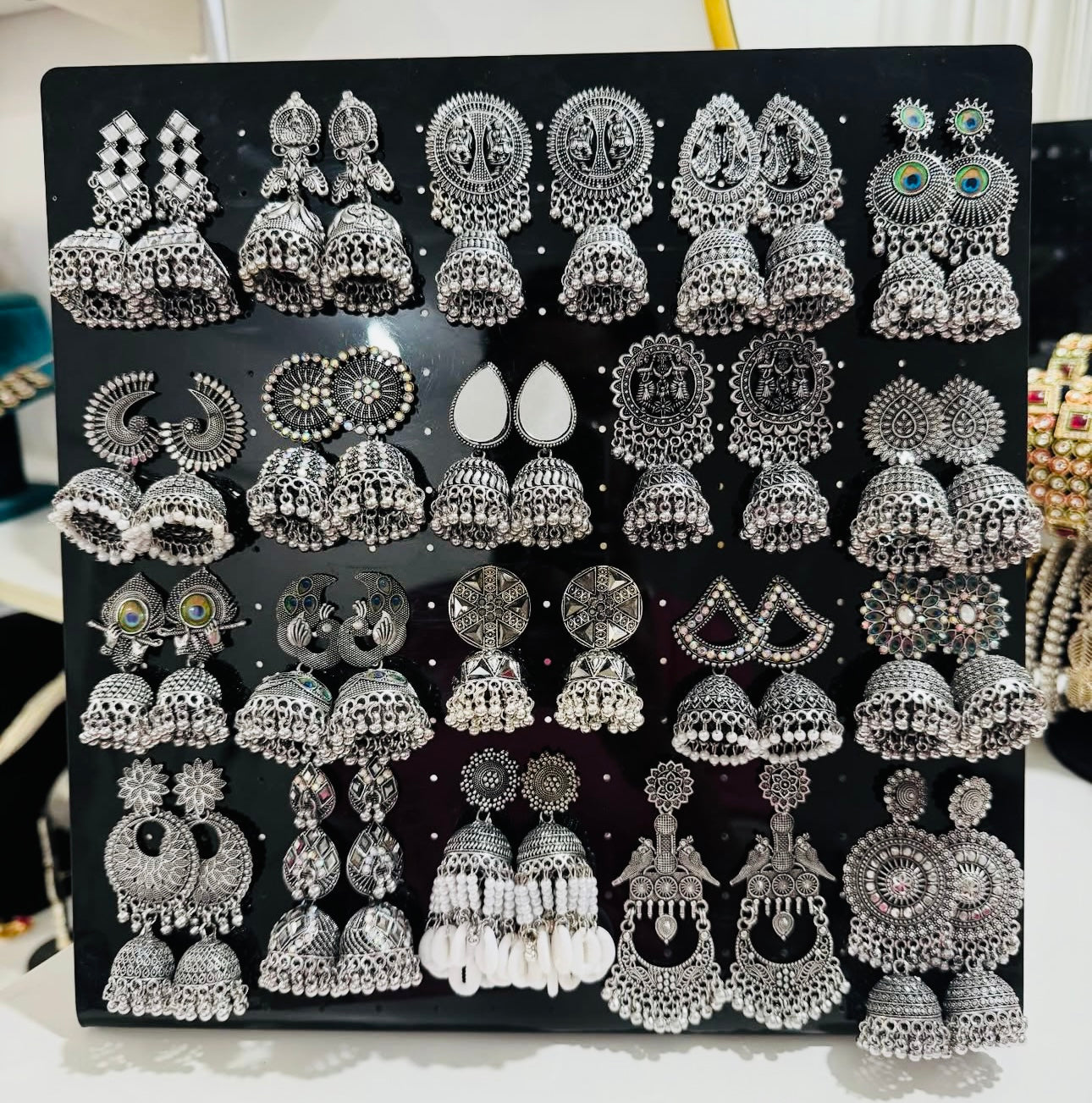 Set Of 20 Oxidized Earrings Gift Set😍 With Love Notes