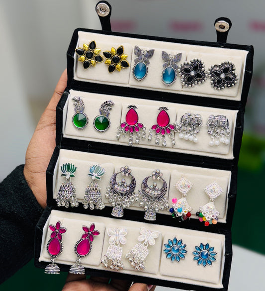 Viral 12 Pair Box designer box viral Gift Box )Limited Stock single box | Pair of 12 box without Earrings