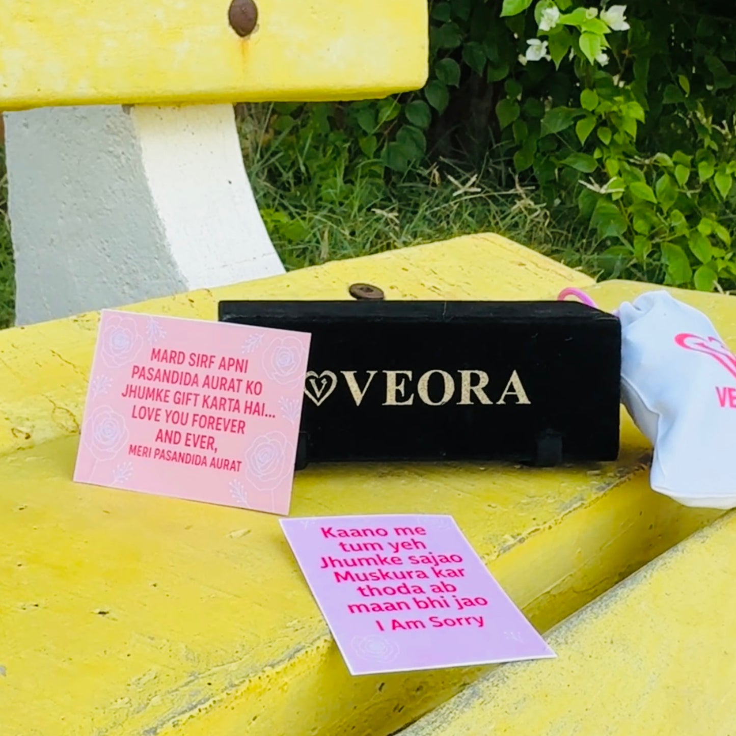 12 Pair Box With 12 Earrings (viral Oxidised Stud Box ) ￼