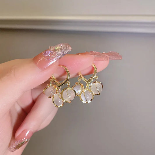 Korean Crystal Earrings ( Big Offers Buy 1 Get 1 Free😍