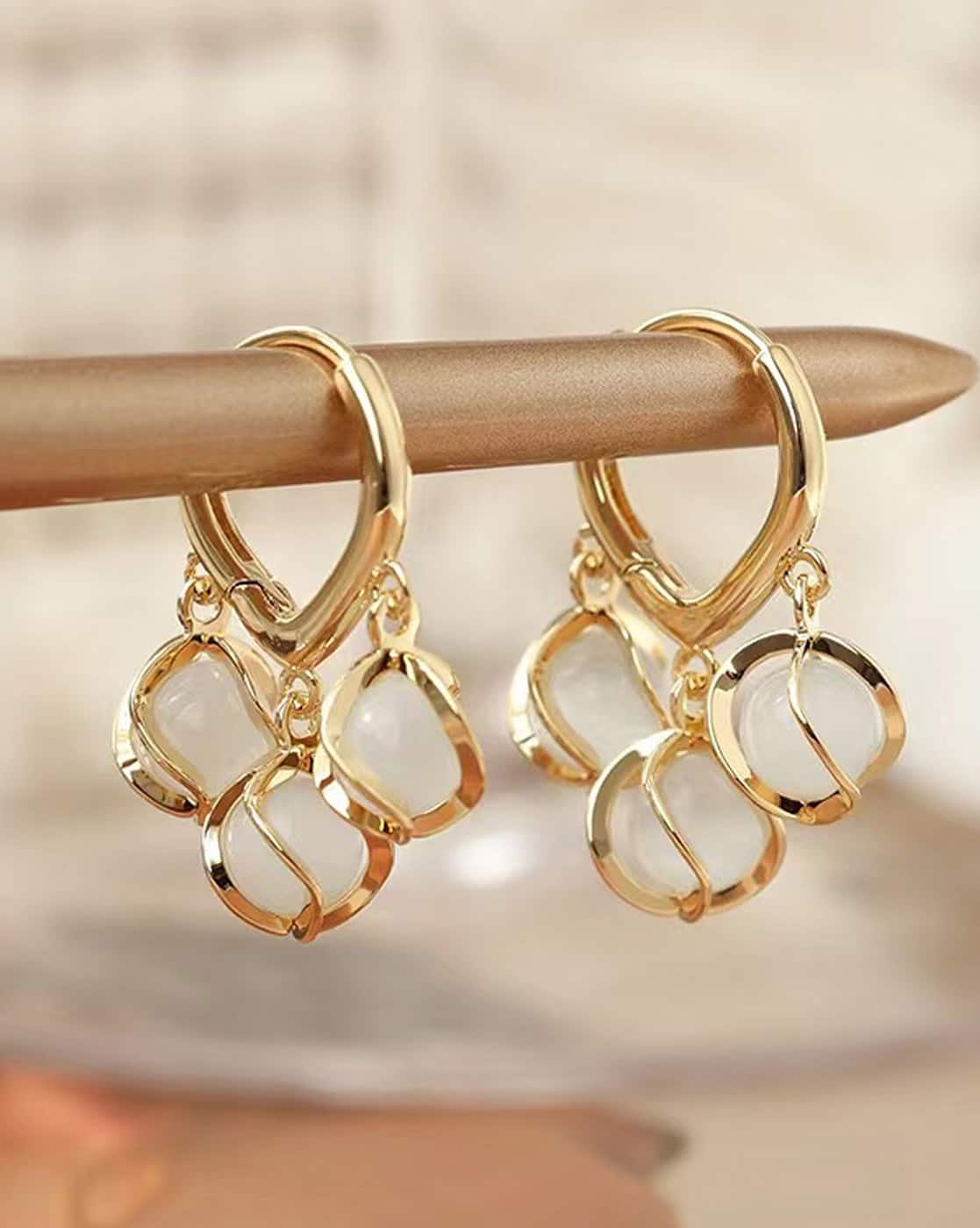 Korean Crystal Earrings ( Big Offers Buy 1 Get 1 Free😍